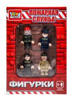 Конструктор 18034-KK фигурки Пожарные 4 шт