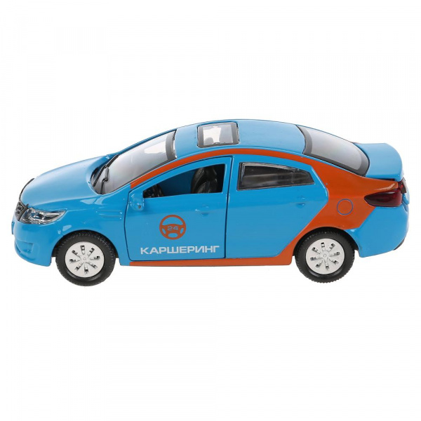 Машина металлическая Kia Rio Каршеринг инерционная